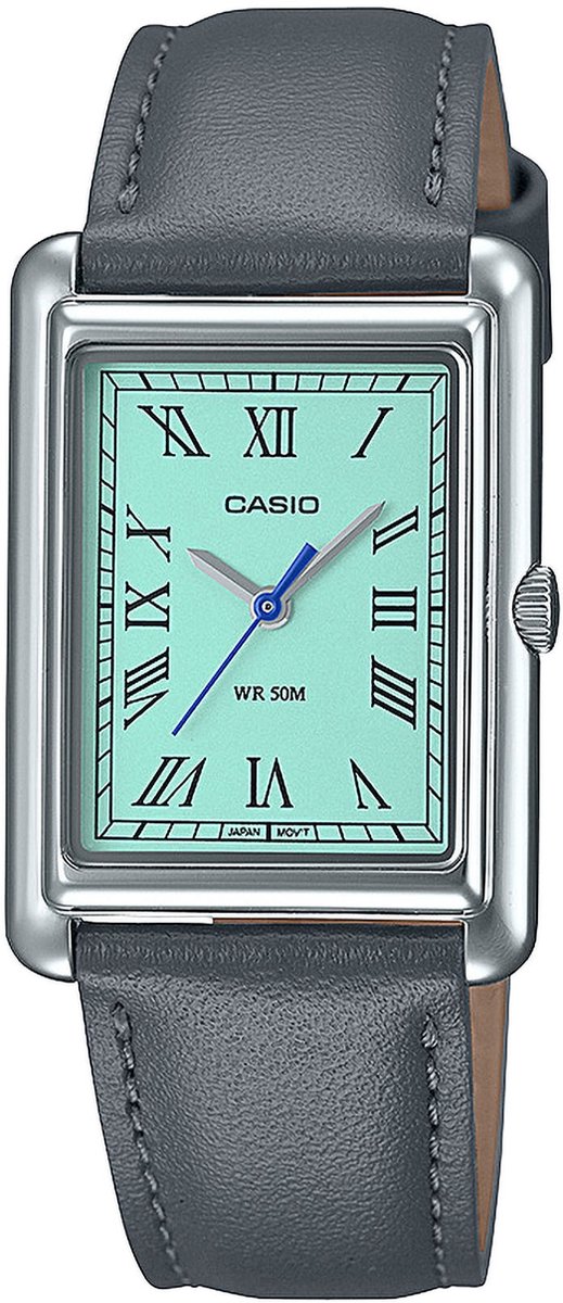 Casio Casio Collection LTP-B165L-2BVEF Horloge - Leer - Grijs - Ø 26 mm