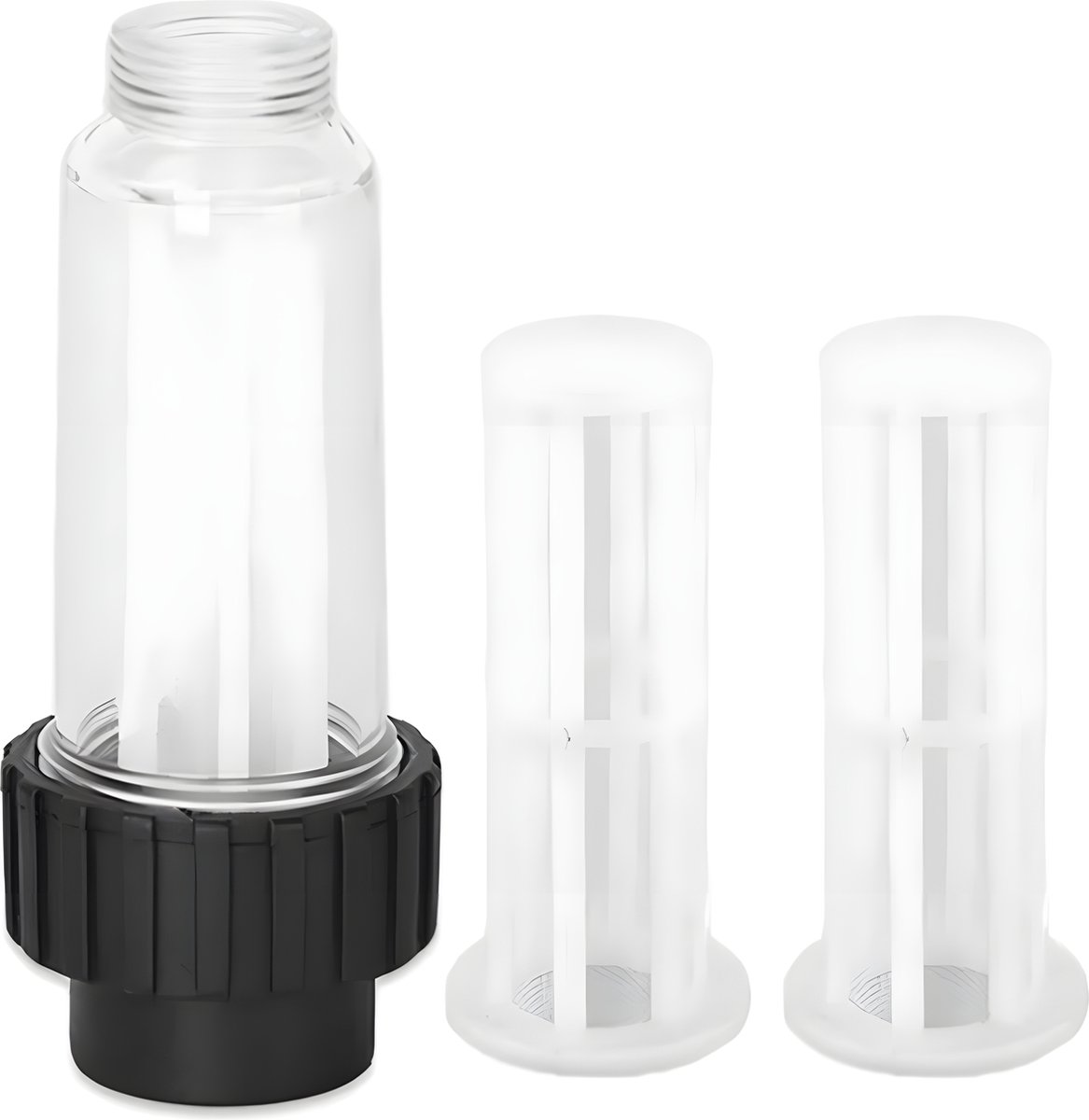 Hogedrukreiniger waterfilter geschikt voor Karcher K2 K3 K4 K5 K6 K7 - Inclusief 2 extra navullingen - zeef filter antikalk