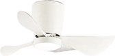 Bol.com DrPhone EcoFan – 24 Inch Plafondventilator met LED Verlichting – 6 Instelbare Snelheden - Voor Zomer En Winter - Mobiele... aanbieding