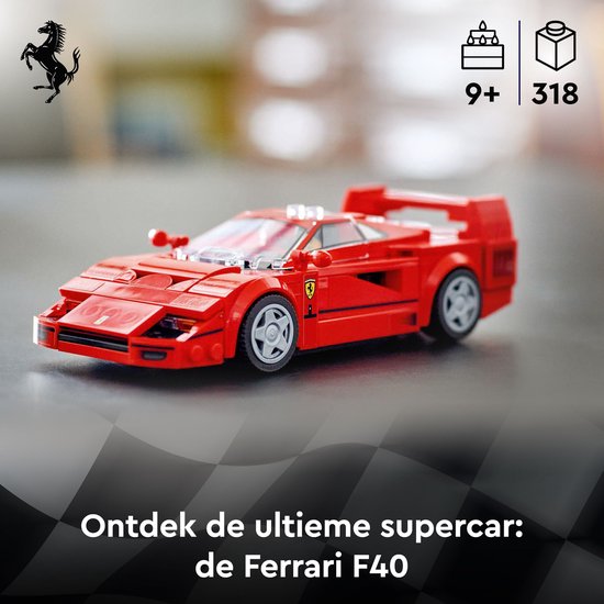 LEGO® Speed Champions - Ferrari F40 supercar - 76934 | bol