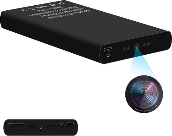 Verborgen mini-camera, spionagecamera, 1080p HD-camera, camera met 10.000 mAh powerbank, Nanny Camera, gebruiksduur tot 55 uur, kleine camera zonder wifi Verborgen mini-camera, spionagecamera, 1080p HD-camera, camera met 10.000 mAh powerbank, Nanny Camera, gebruiksduur tot 55 uur, kleine camera zonder wifi