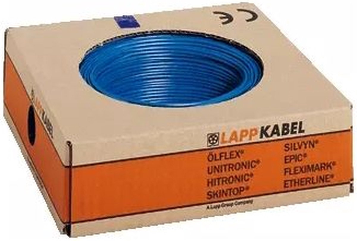 LAPP H07V2-K Montagesnoer 4mm2 Geel / Groen Rol 2 meter
