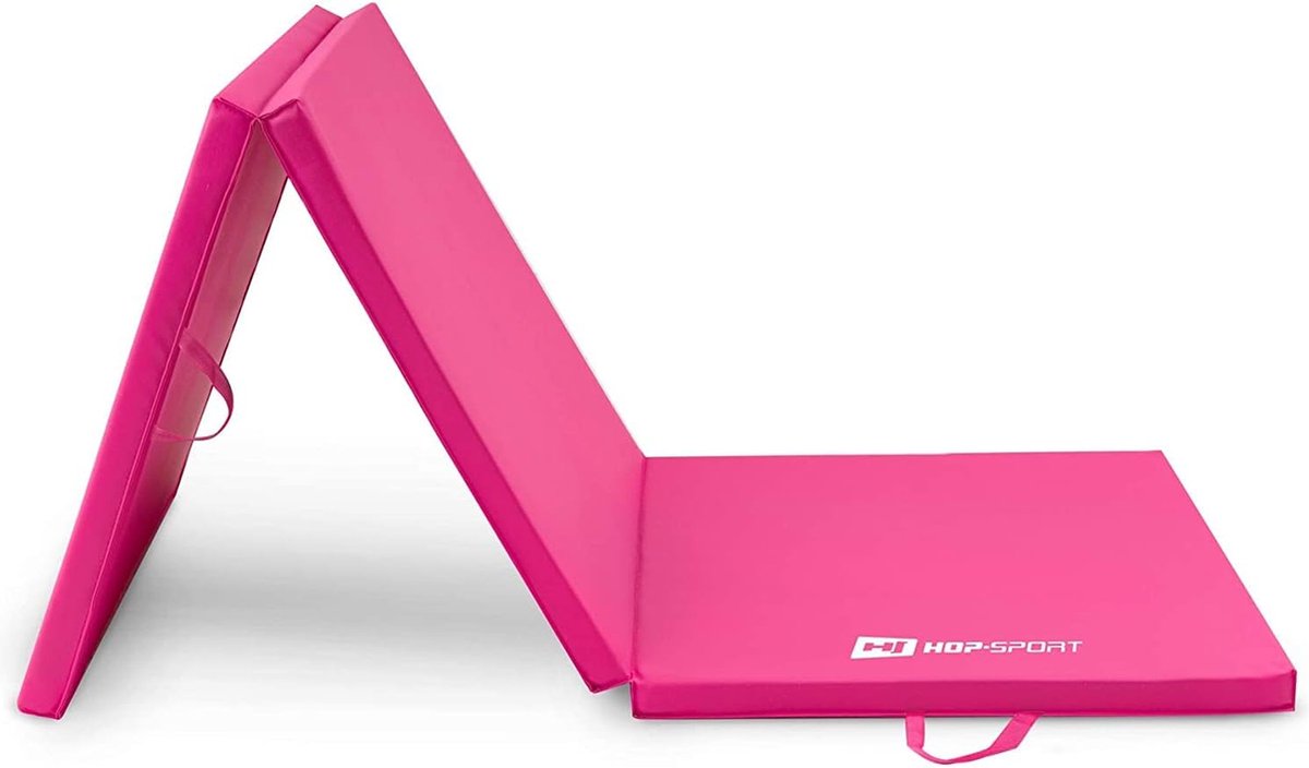Hop-Sport HS-064FM – Turnmat – Opvouwbaar – 180x60x5 cm – met Handvatten