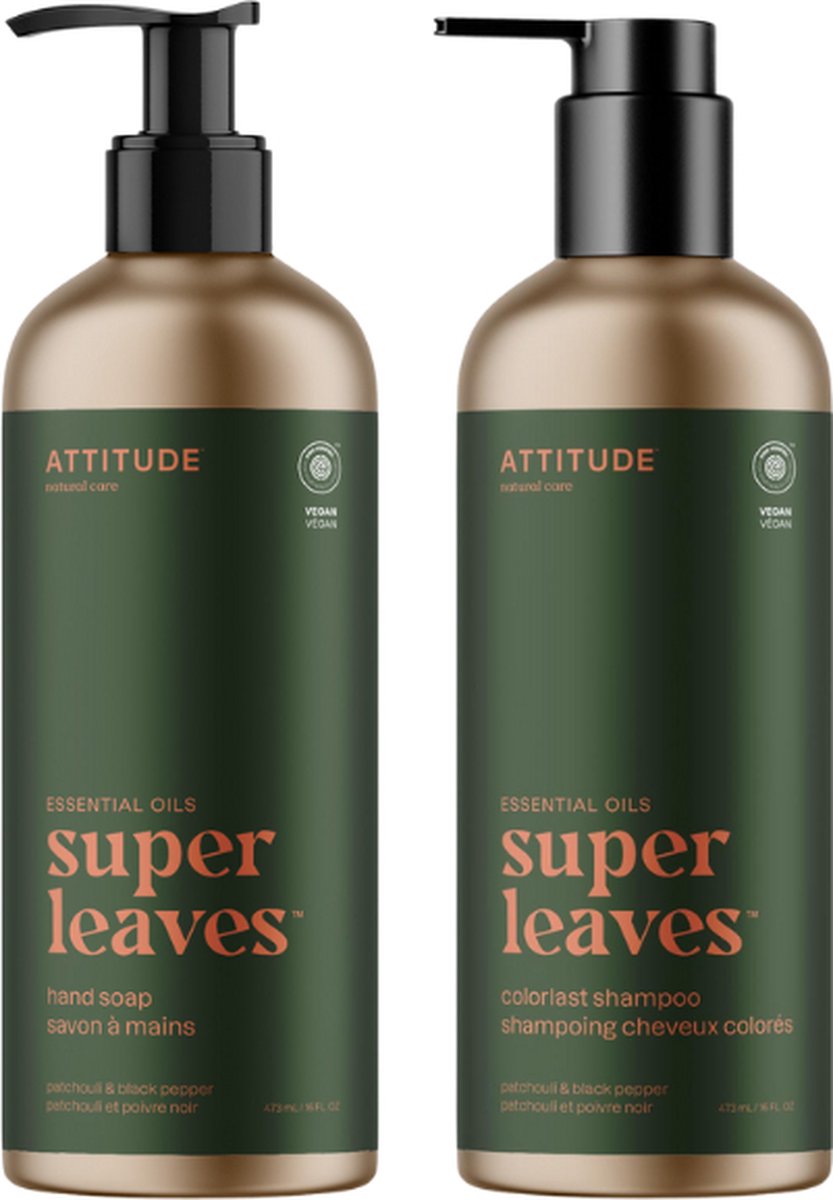 Goedkoopste Attitude Cadeauset Essentials Aluminium Patchouli & Black Pepper