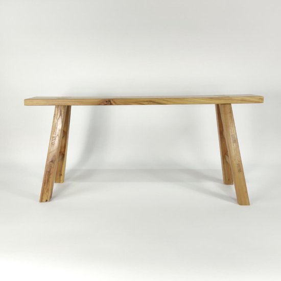 Banc de Kung Fu en bois - Handgemaakt à partir de bois d'acacia Massief