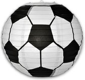 LUQ - Voetbal - Lampion - Sint Maarten - Lampionstokje - Zonder - Lichtje - Treklampion - Papier - Kind - Wit - Versiering - 1 Stuk