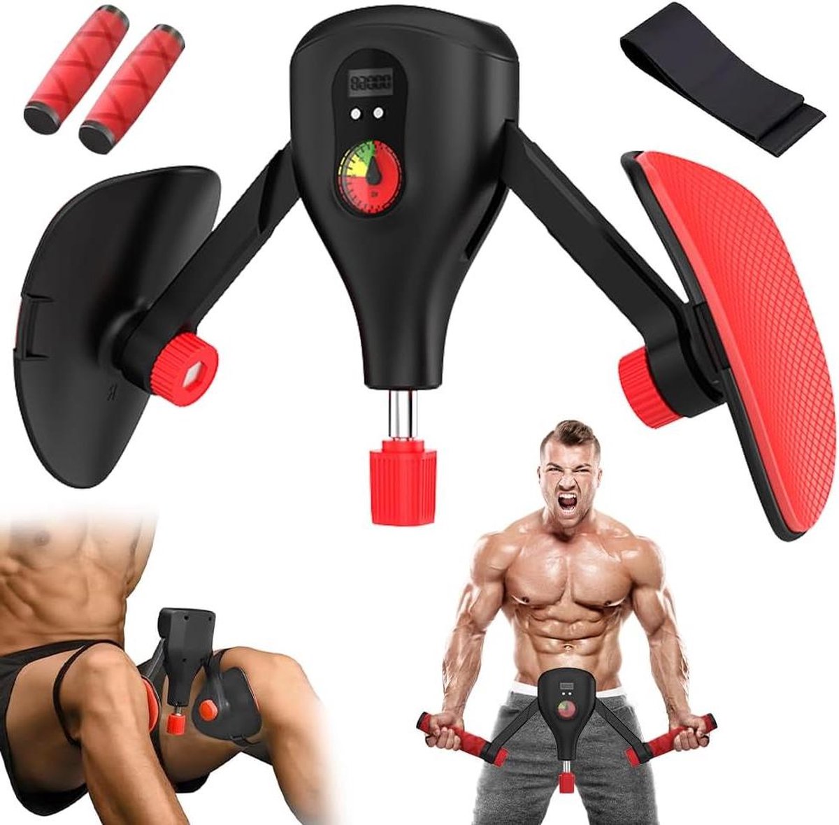 Verstelbare dijbeentrainer voor bekkenbodemtraining en armtraining thuis - 18 kg