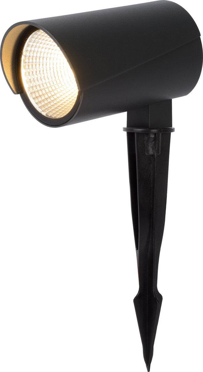 Lucide MANAL - Tuinspot - LED - 1x13W 3000K - IP65 - Antraciet