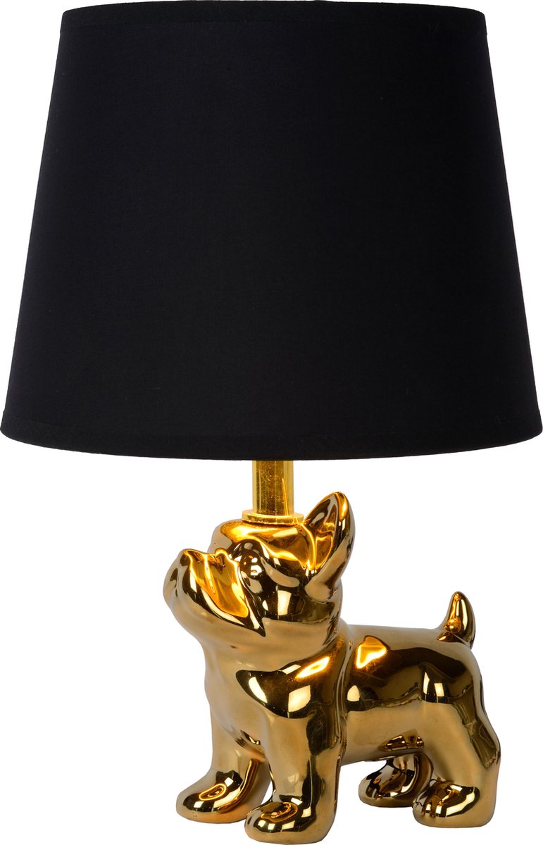Bol.com Lucide EXTRAVAGANZA SIR WINSTON - Tafellamp - 1xE14 - Goud aanbieding