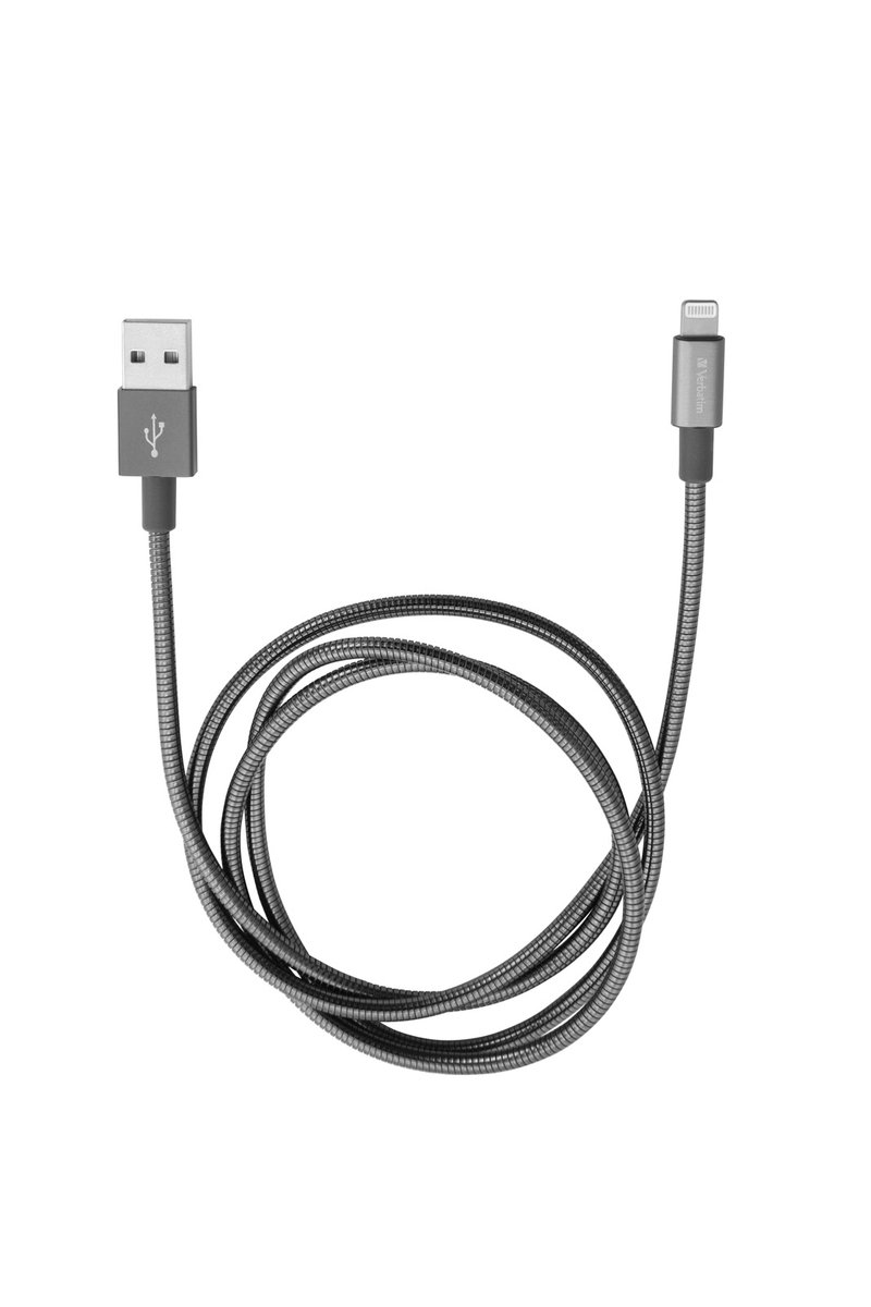 Verbatim-Lightning-kabel-Sync-&-Charge-100cm-grijs