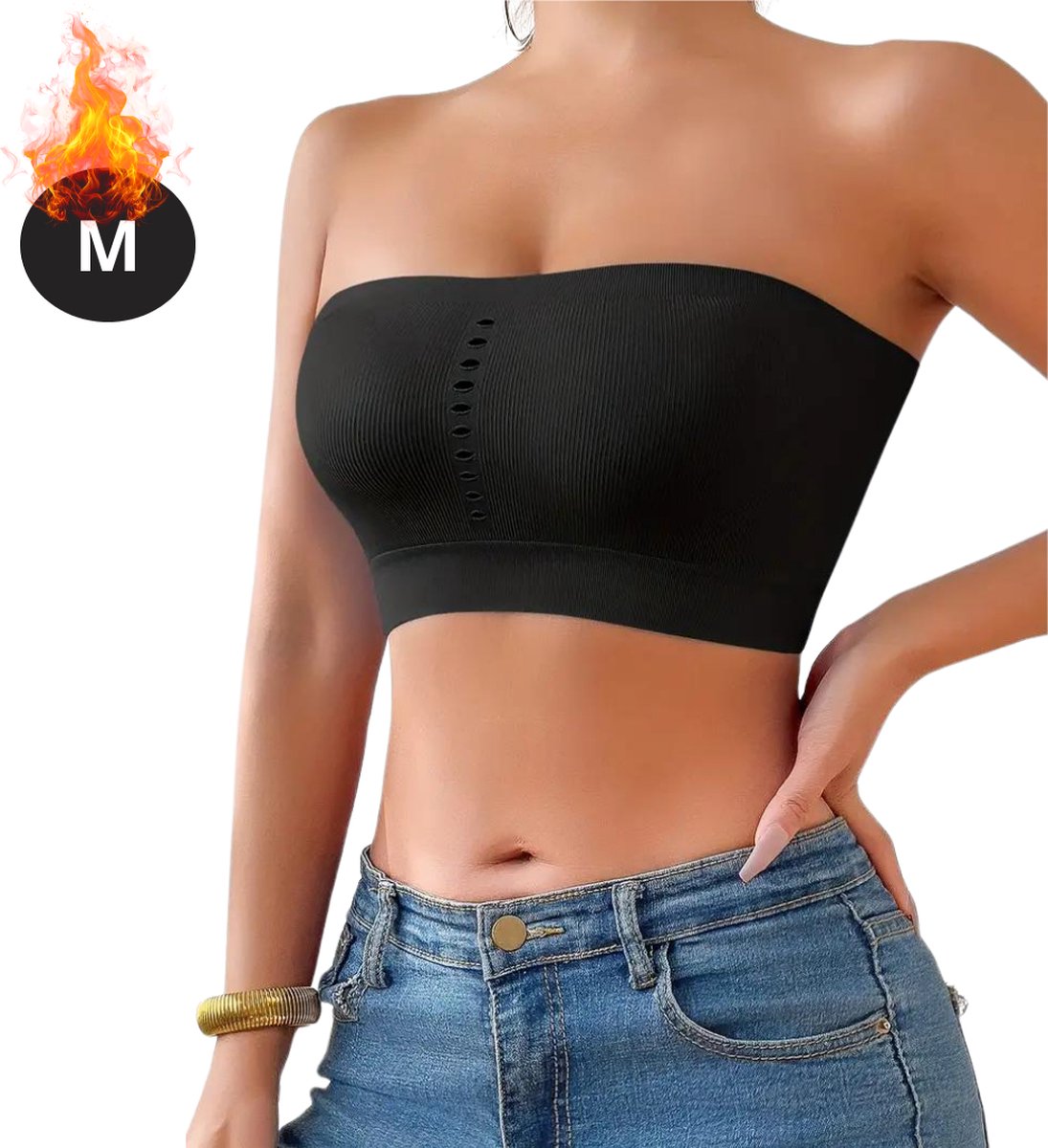 Nivard BH Zonder Beugel - Zonder Bandjes - Push-up Bh's - Comfort Beha - Gemengd