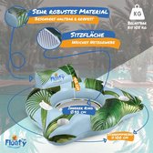 Bouée de natation gonflable Floaty Lounger avec sac de transport pratique - hamac d'eau confortable avec dispositif de flottaison