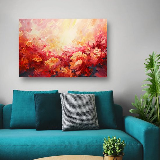 Décoration murale Fleurs - Tableaux nature sur verre - Tableaux sur verre Lumière - Décoration murale rurale - Peinture sur verre acrylique - Peintures & affiches verre acrylique 60x40 cm