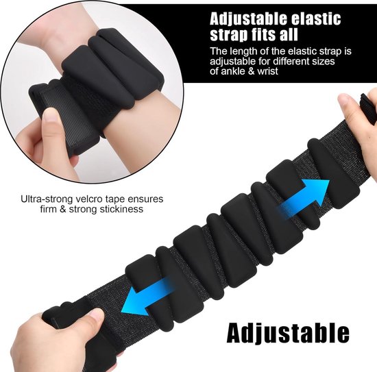 5 kg (2 pièces * 2,5 kg) poids de jambe de poignet de cheville avec la 5 kg (2 pièces * 2,5 kg) poids de jambe de poignet de cheville avec la