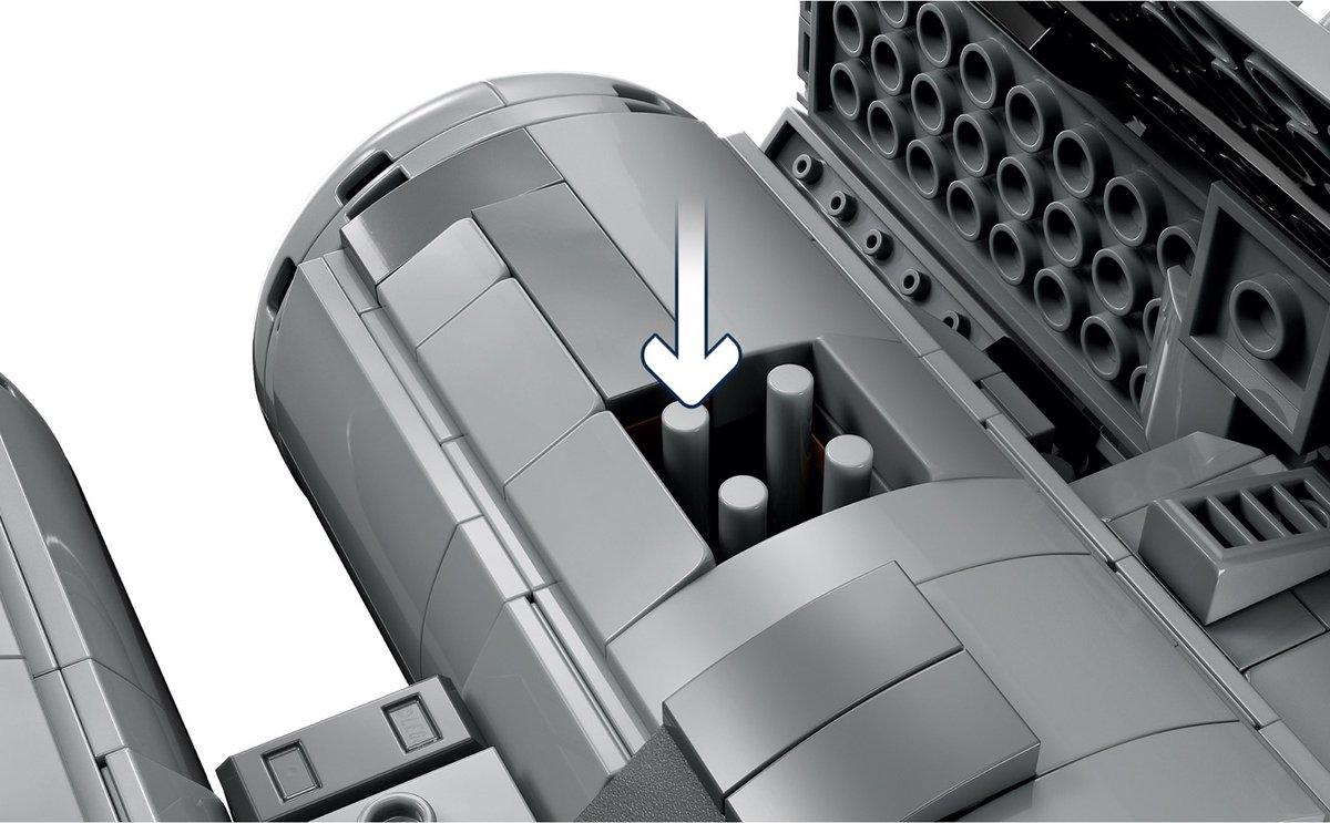 LEGO Star Wars TIE Bomber, Starfighter Modelbouwset met Darth Vader en Gonk Droid - 75347 — afbeelding 7