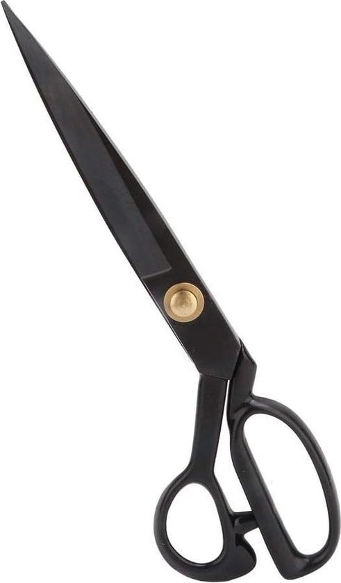 Katia | Kleermakersschaar in zwart staal 28 cm - De Garenkast by Jolanda
