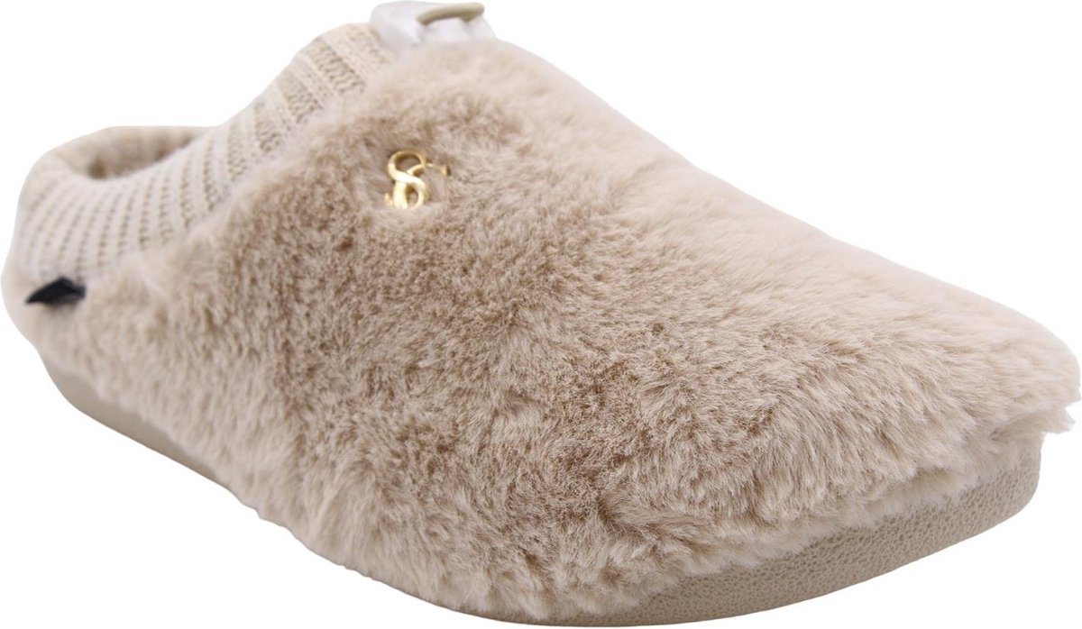 Scapa - Pantoffels - Beige - Vrouwen - Maat 39 -