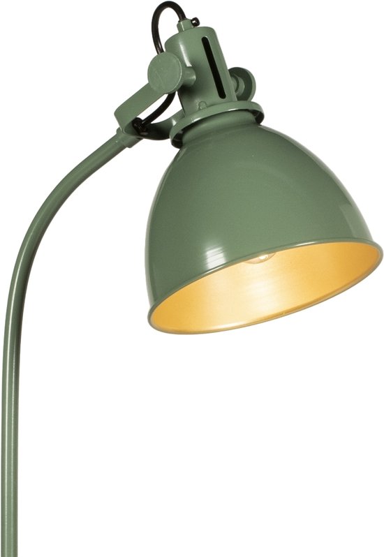 Foto: Lumidora vloerlamp 74783 etal e27 groen goud metaal