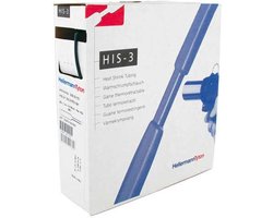 HellermannTyton krimpkous 3:1 dispenserbox - 1,5/0,5 zwarte rol - 10 Meter