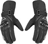 Winterhandschoenen Voor Motorfiets - Waterdicht en Warm Met Reflecterende Strepen