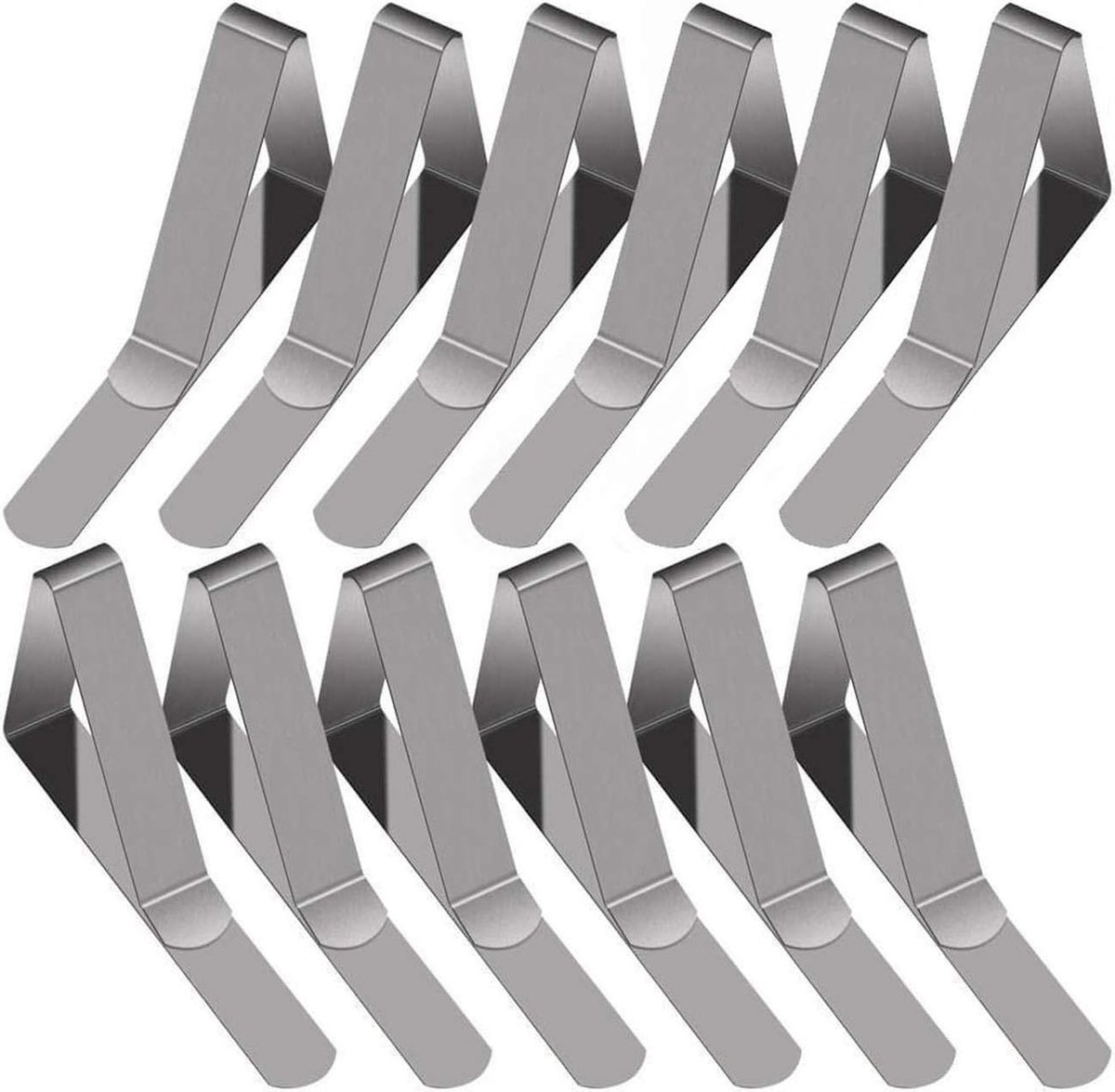 Goodivery ® Set van 30 Roestvrijstalen Tafelkleedhouders voor Binnen en Buiten Gebruik