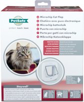 PetSafe Microchip - Wit - Kattenluik - 12,2 x 23,9