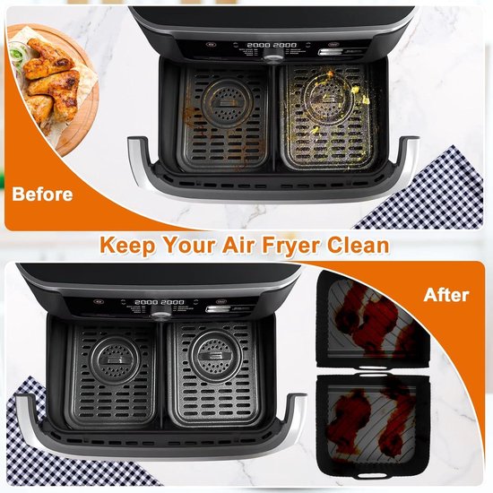 Airfryer Accessoires Bakset 8-delig BK | van 't Ende Airfryer Accessoires Bakset 8-delig BK | van 't Ende