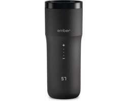 Ember Travel Mug² - Thermosbeker met Instelbare Temperatuur - Koffiebekers To Go - Reismok met Mobiele App - Cadeau voor Koffieliefhebbers - 355 ML - Zwart Ember Travel Mug² - Thermosbeker met Instelbare Temperatuur - Koffiebekers To Go - Reismok met Mobiele App - Cadeau voor Koffieliefhebbers - 355 ML - Zwart