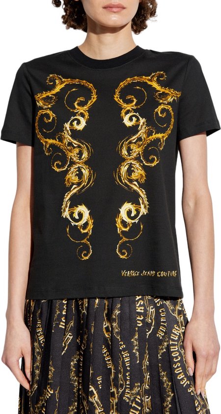 Foto: Versace couture dames t shirt zwart 77hah6p3 js424 g89