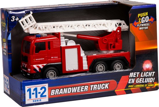 Camion de Pompiers IFA S4000-1 D25 Grande échelle - 1/43ème en blister