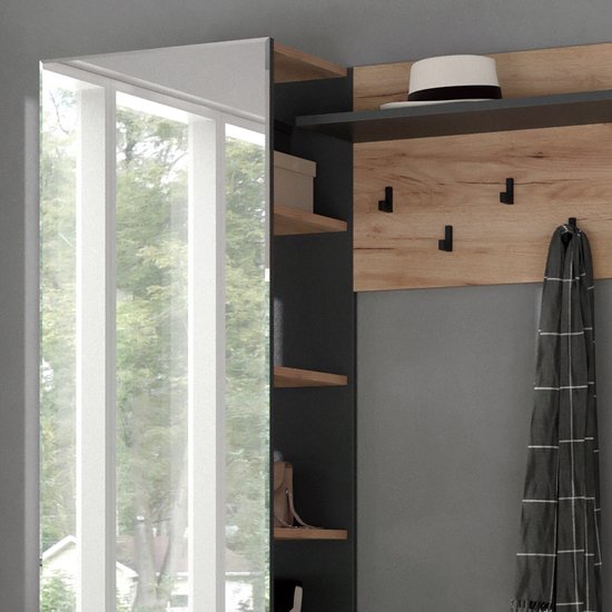 Vestiaire Vicco Billy Blanc 25x191cm, Model 33201