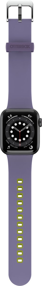 OtterBox Apple Watch 1 / 2 / 3 / 4 / 5 / 6 / 7 / 8 / 9 / SE 41MM / 40MM / 38MM Bandje Siliconen - Paars