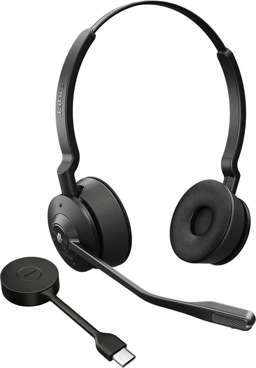 Jabra Engage 55 SE Headset Draadloos Hoofdband Kantoor/callcenter Zwart