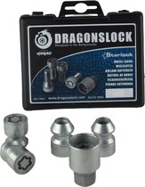 Velgenslot - Wielslot geschikt voor de Ford Puma Vanaf 01/2014 - Merk Dragonslock - Verzinkt - Kleur Grijs