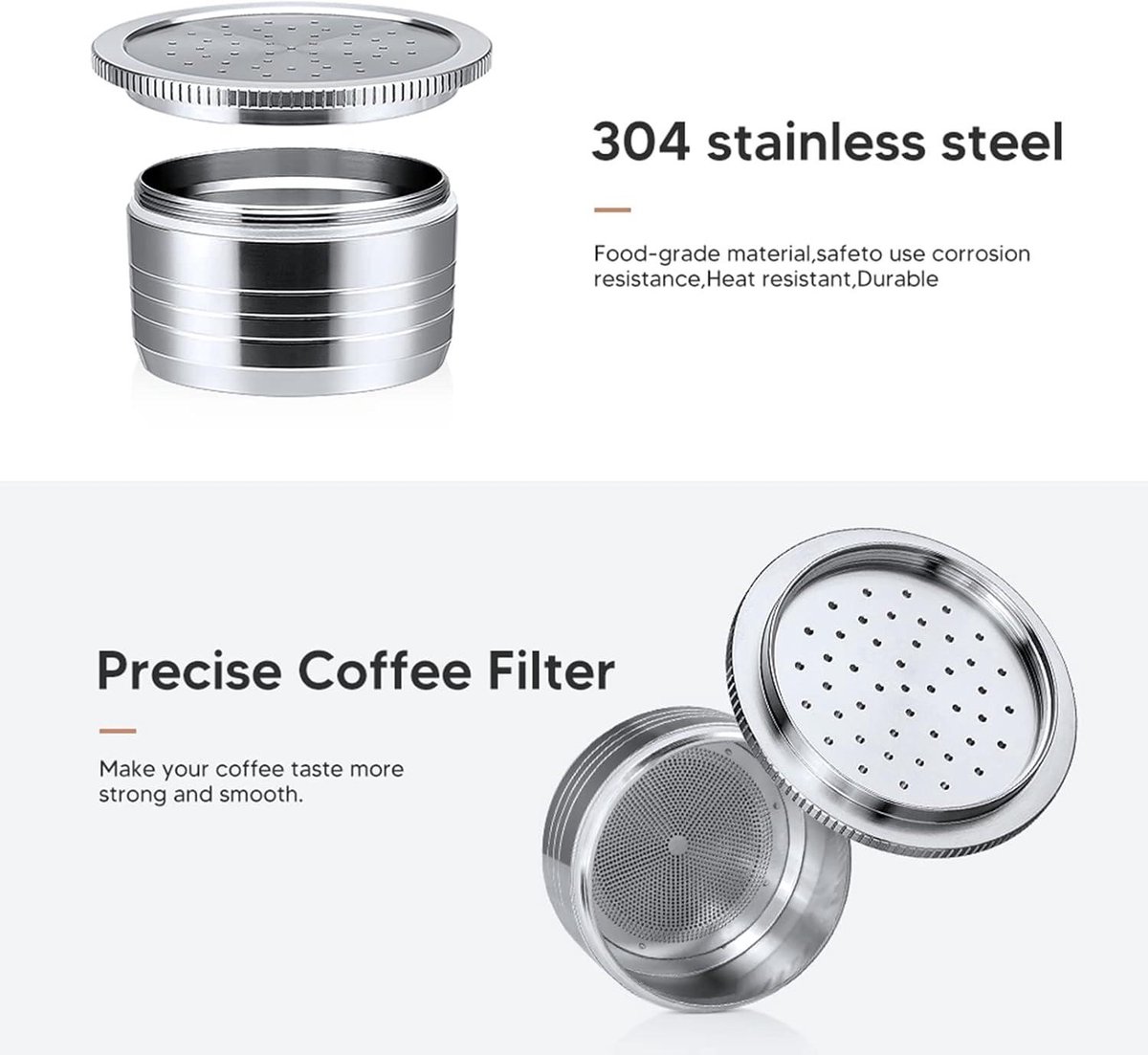 RVS Koffiefilters kopen? ✔️ Tot 30% korting