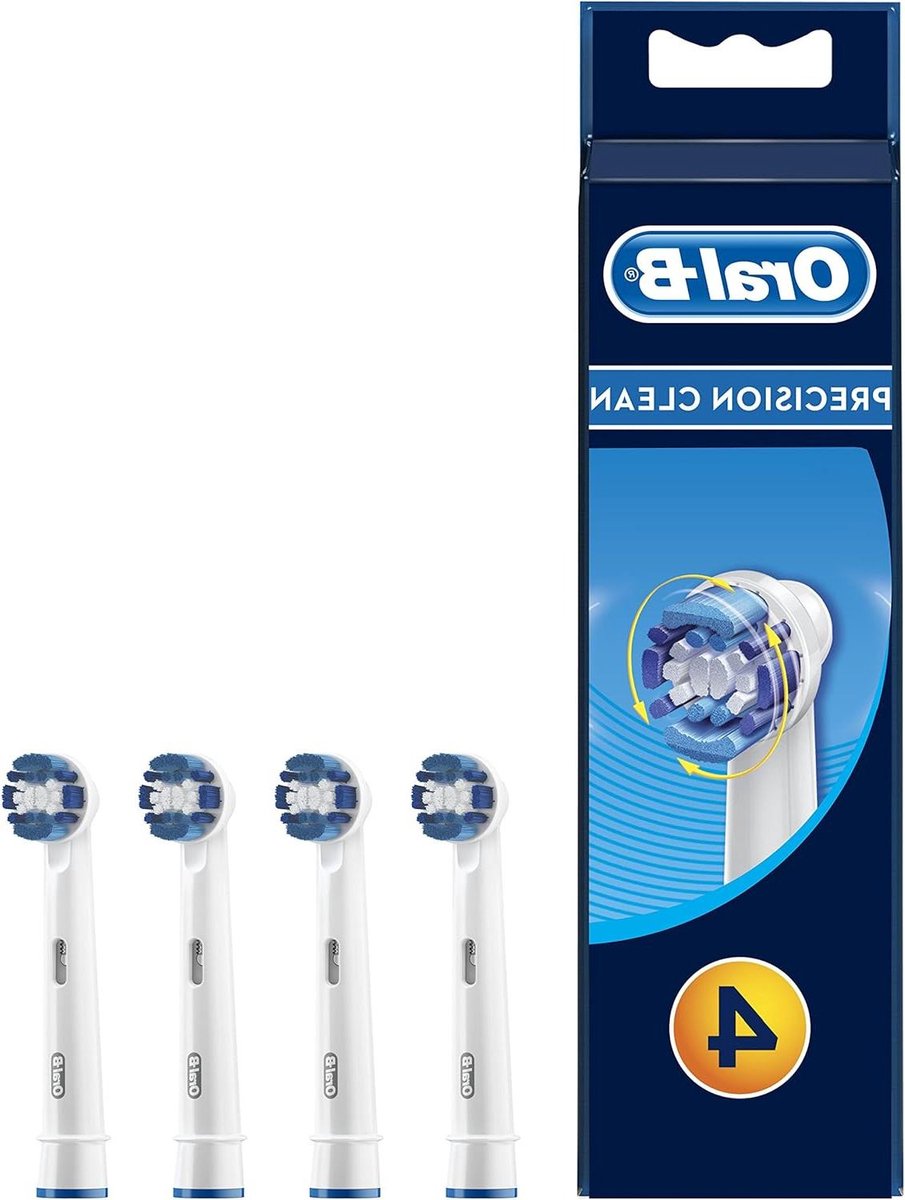 Precisie tandenborstelkoppen vervanging - diepe reiniging - 4 stuks