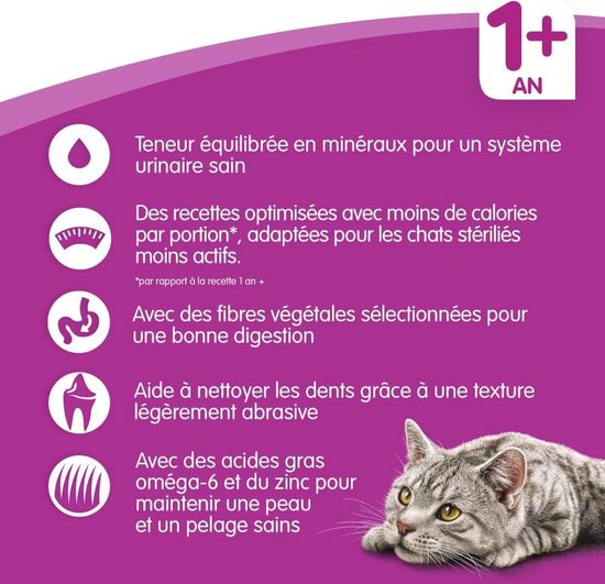 IAMS Droogvoer voor katten, Gesteriliseerd met kip, volwassen, 800 g
