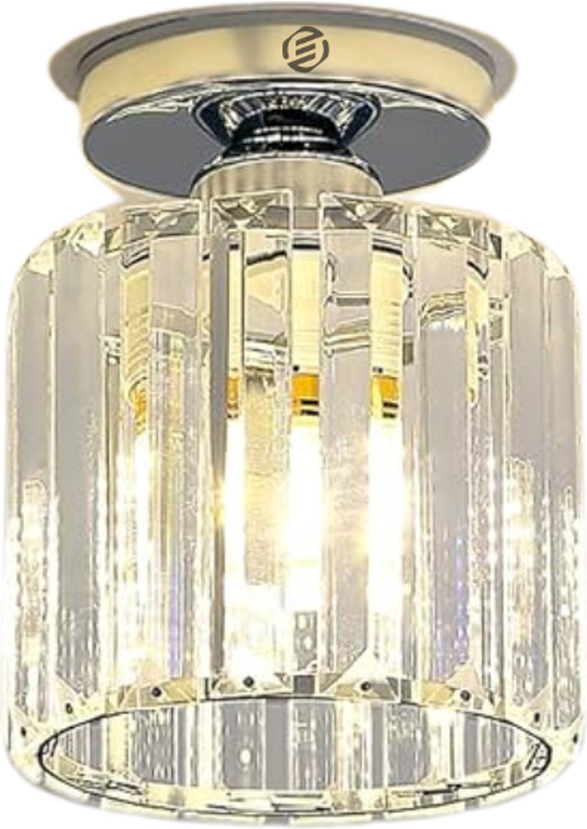 Equivera Plafonaire Lamp - Lamp - Plafond Lamp - Plafonnaire Lamp - Plafondlamp Zilver