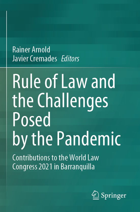 Rule of Law and the Challenges Posed by the Pandemic - cover