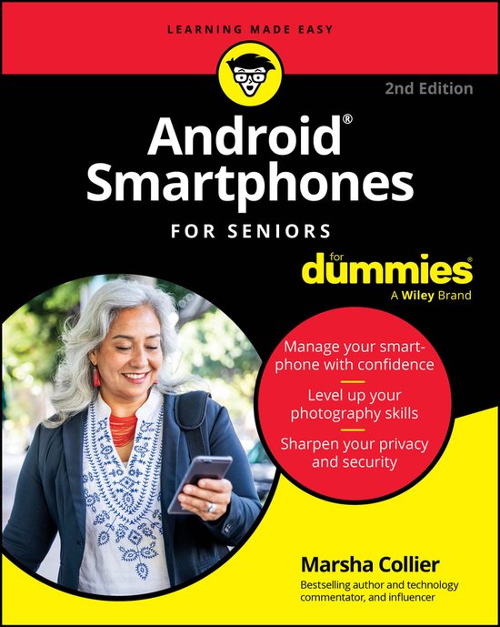 Android Smartphones For Seniors For Dummies - cover