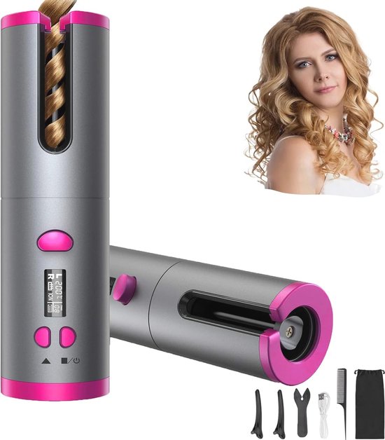 Draadloze Automatische Krultang met 6 - Draadloze - €98,95