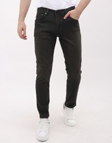 Spijkerbroek Mannen - Regular Fit - Heren Jeans Stretch - MM-R-17 - Bruin