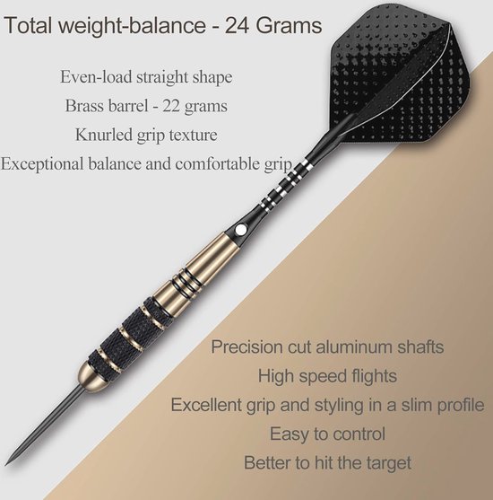 Set van 3 professionele dartpijlen met accessoires en aluminium schachten van Bull's.nl — afbeelding 5