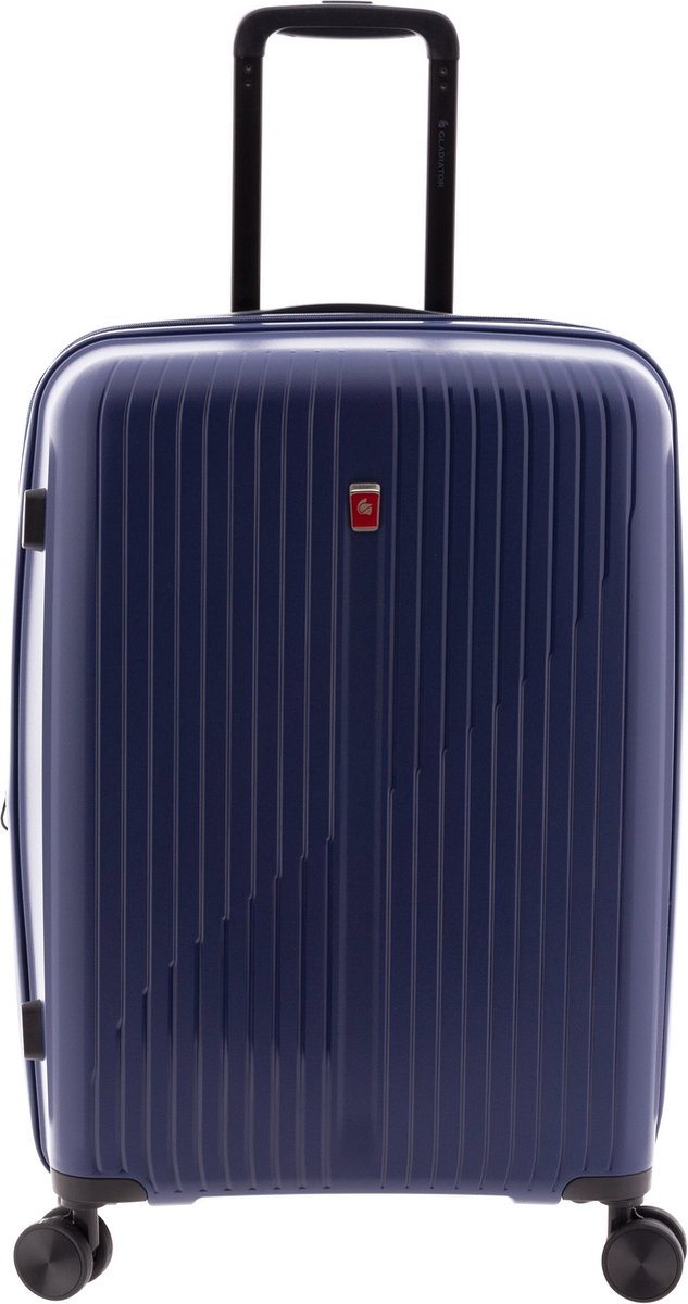 Gladiator Calypso Middelgrote Expandable Koffer met TSA slot - 63 cm - 64/70 liter - Blauw