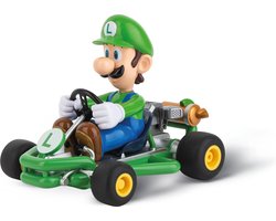 foto van Carrera RC Mario Kart™ - Pipe Kart - Luigi - Schaal 1:18 - 2,4GHz RC Model Kant en Klaar