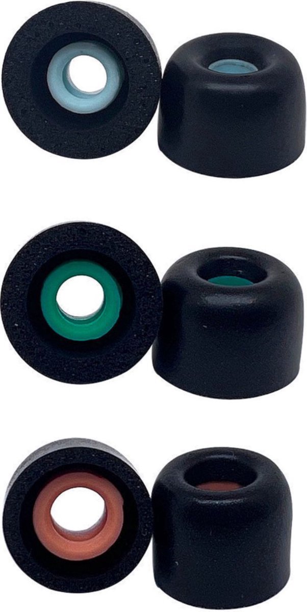 3 Paar Siliconen Earplugs geschikt voor Sony WF-1000XM4/XM3 - S/M/L - In 3 Maten! - van Heble® – foto 4