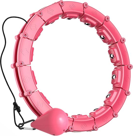 Gewogen Hoola Hoop Fitness Foam Gewatteerde Gewichtsverlies 6-8 Secties