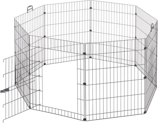 Konijnenhok Bouwpakket Glorenza Binky - 363x95x124cm