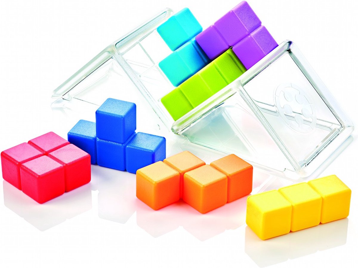 SmartGames Cube Puzzler Go - 3D Logisch Denkspel - 80 Educatieve Kubus Uitdagingen - IQ Breinbreker & Compact Reisspel - Vanaf 8 Jaar — afbeelding 4