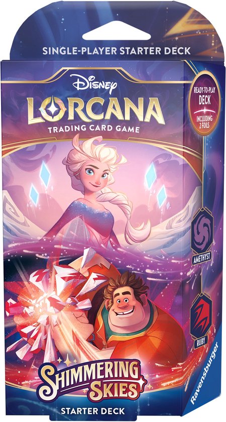 Ruby Elsa Disney Lorcana TCG: Ursula's Return - Amethyst & Ruby: Elsa & Wreck-It ...
